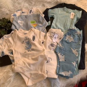 Baby boy old navy bundle 6 items total
